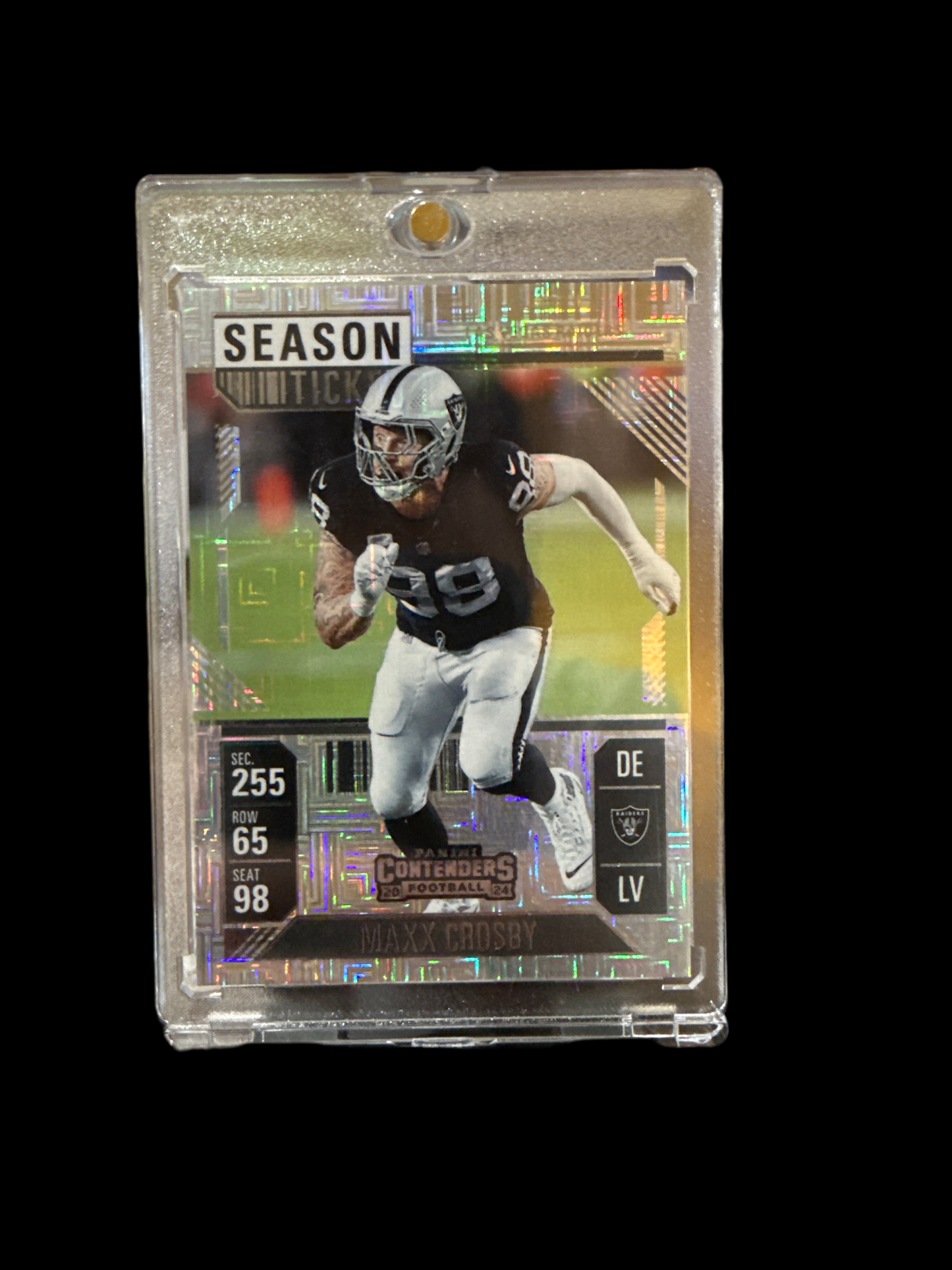 Maxx Crosby silver season ticket
