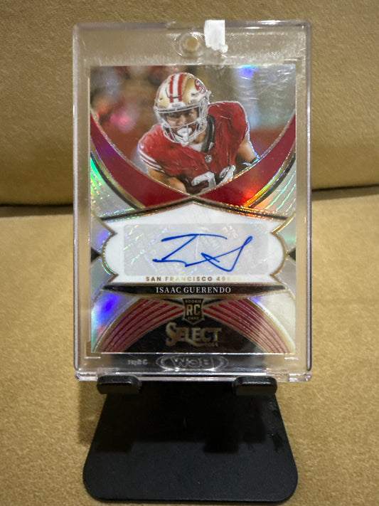 Isaac Guerendo rookie auto