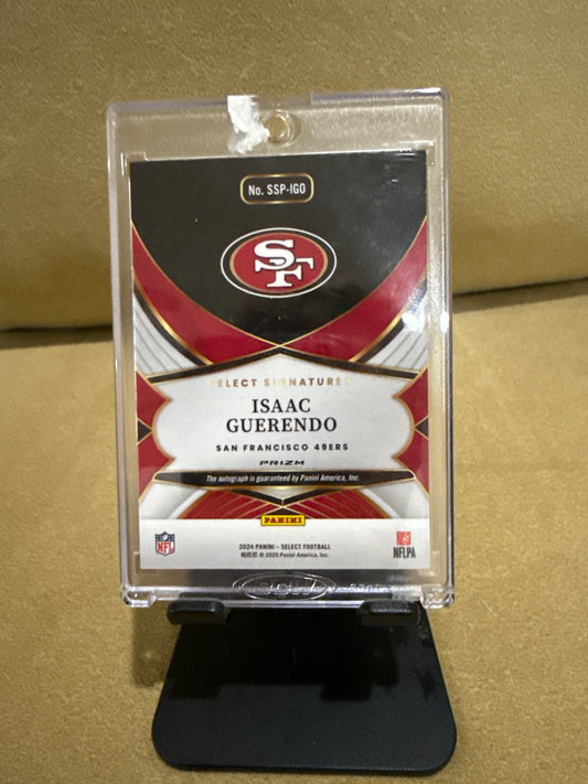 Isaac Guerendo rookie auto